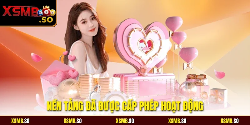 Nền tảng đã được cấp phép hoạt động